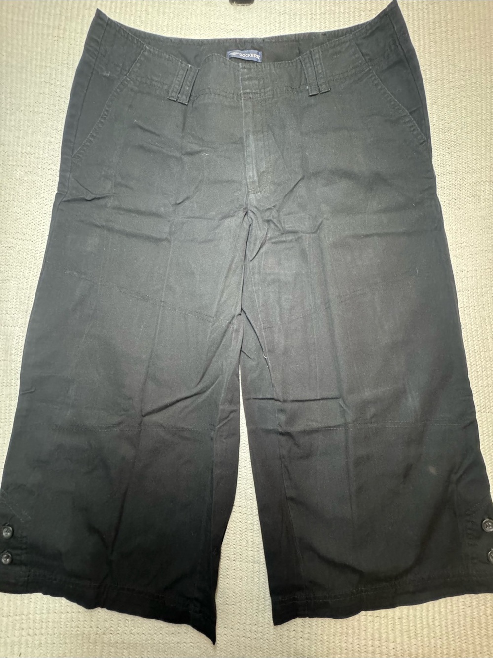 Dockers Girls' Black Womens capris Bottoms